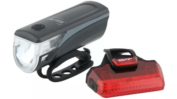 Contec Batteriel.-Set T-Speed Fahrradlampen Set 1 Contec Batteriel.-Set T-Speed Fahrradlampen Set