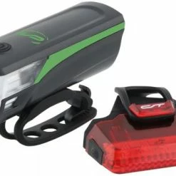 Contec Batteriel.-Set T-Speed Fahrradlampen Set
