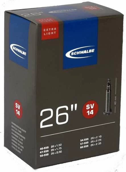 Schwalbe SV 14 26 Zoll Fahrradschlauch 1 Schwalbe SV 14 26 Zoll Fahrradschlauch