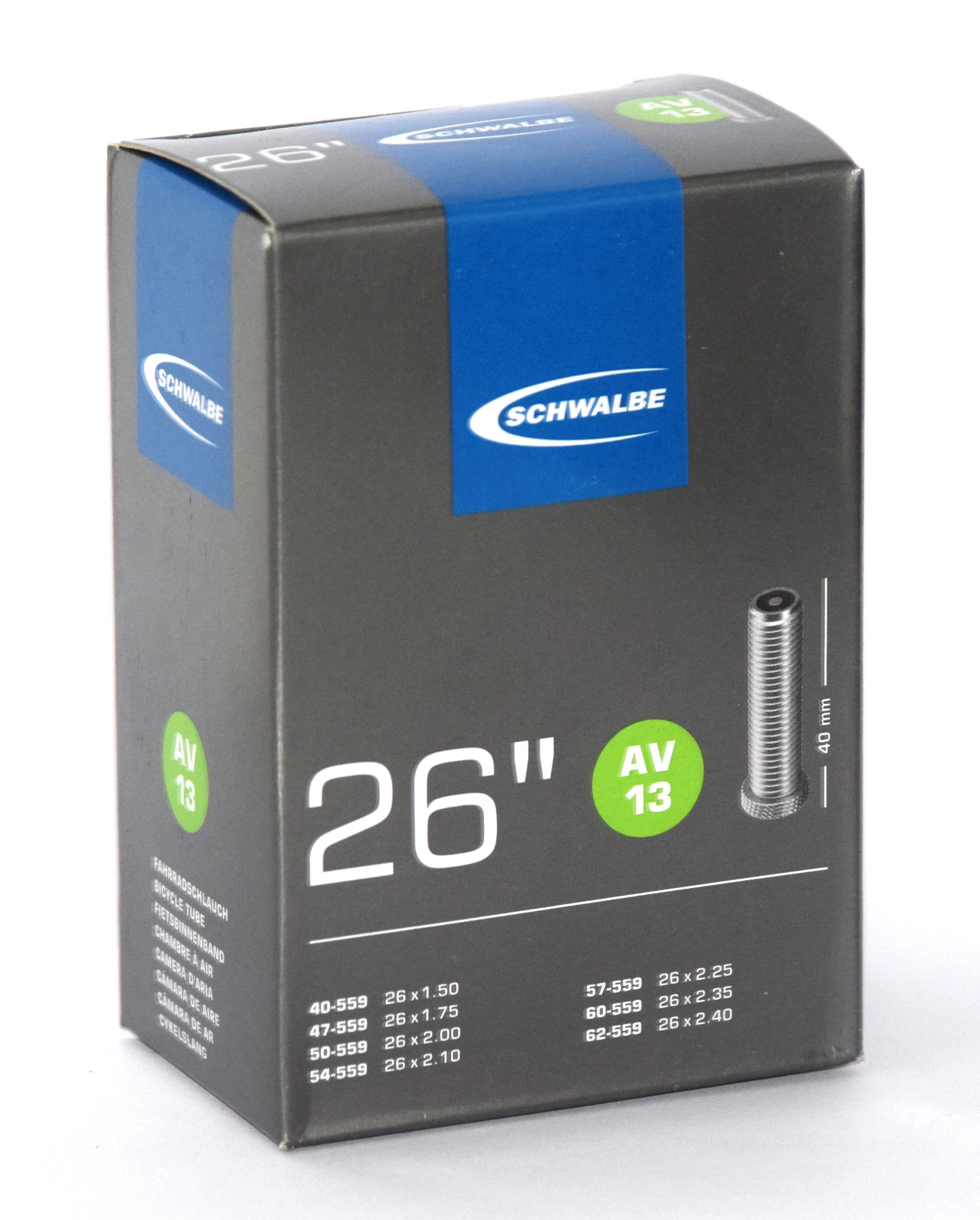 Schwalbe 26 AV 13 Fahrradschlauch 1 Schwalbe 26 AV 13 Fahrradschlauch